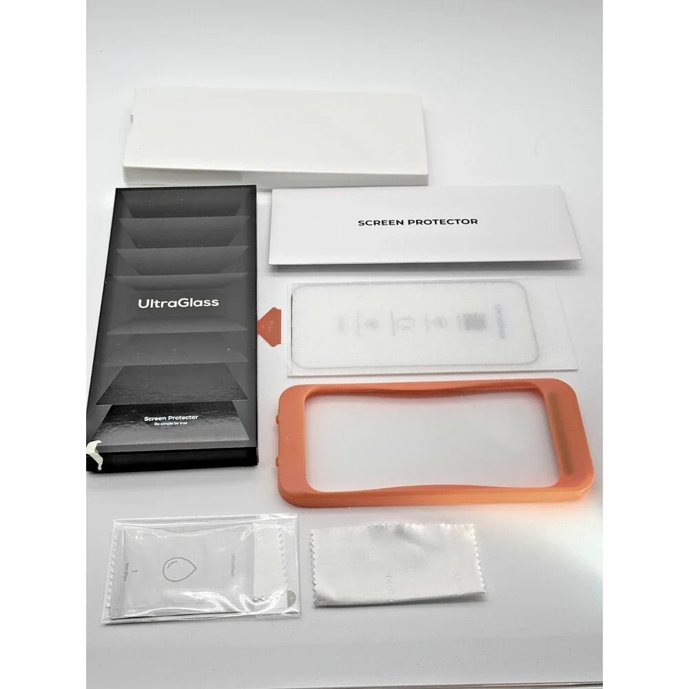 UltraGlass iPhone 16 Pro Max Screen Protector 1 Pack Easy Install Frame